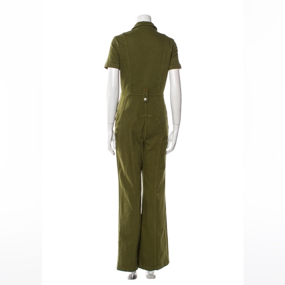 Alice Olivia Jumpsuit US 28  dark-green *Missing Belt* - Picture 3 of 6